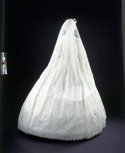 Wedding dress of Eliza Penelope Clay,1865 (Credit: V&A)